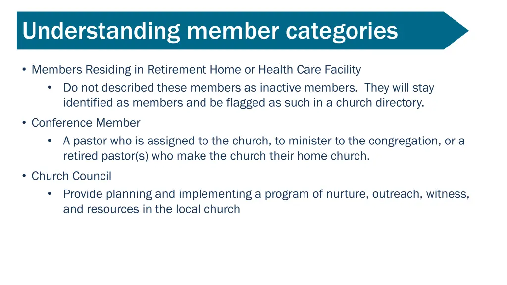 understanding member categories 3