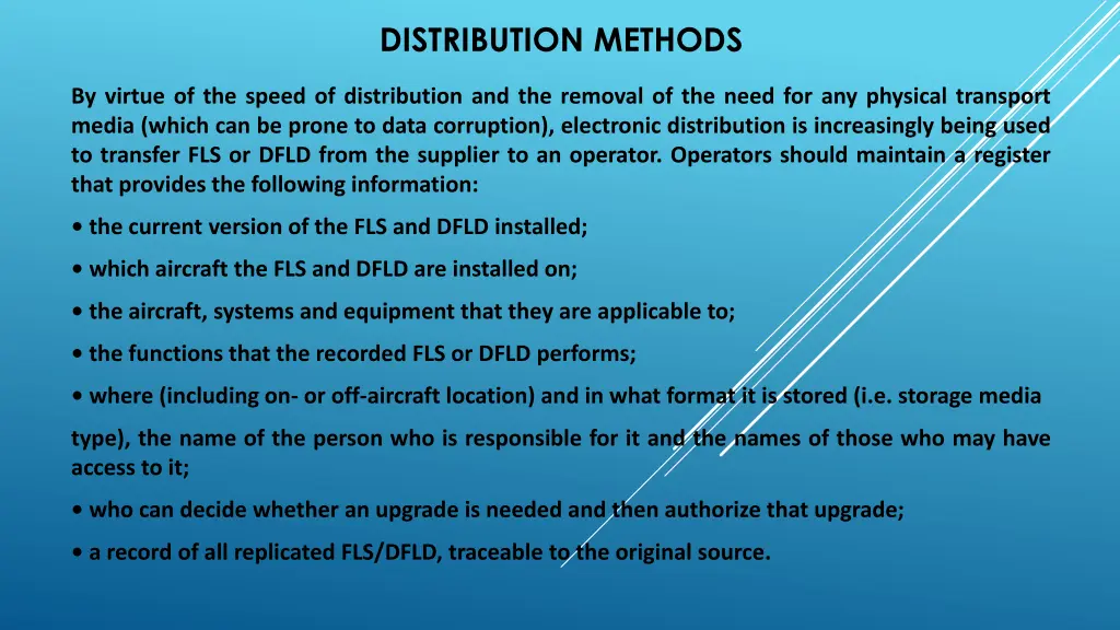 distribution methods 2