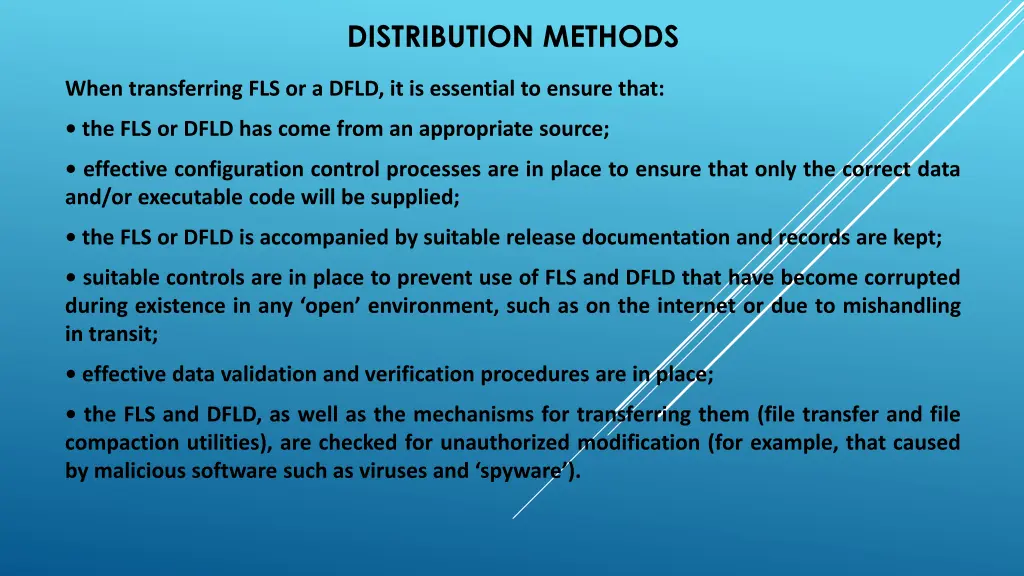 distribution methods 3