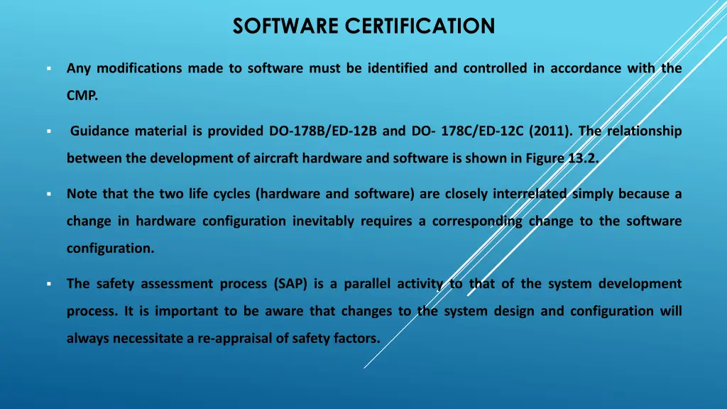 software certification 1