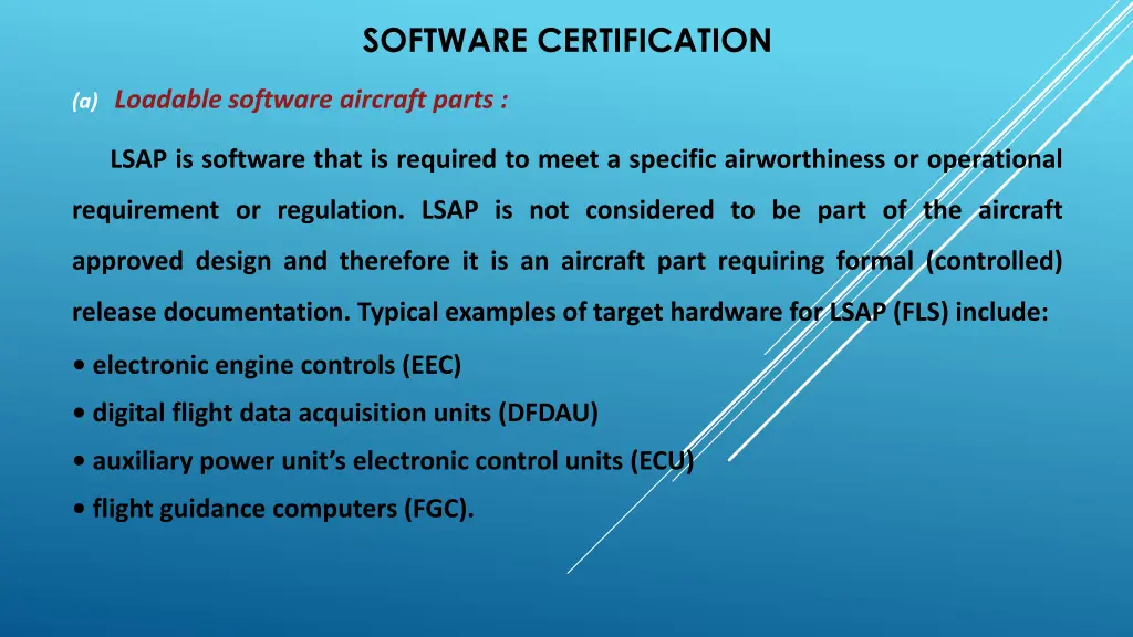 software certification 3