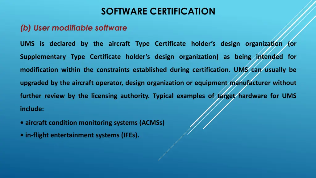 software certification 4