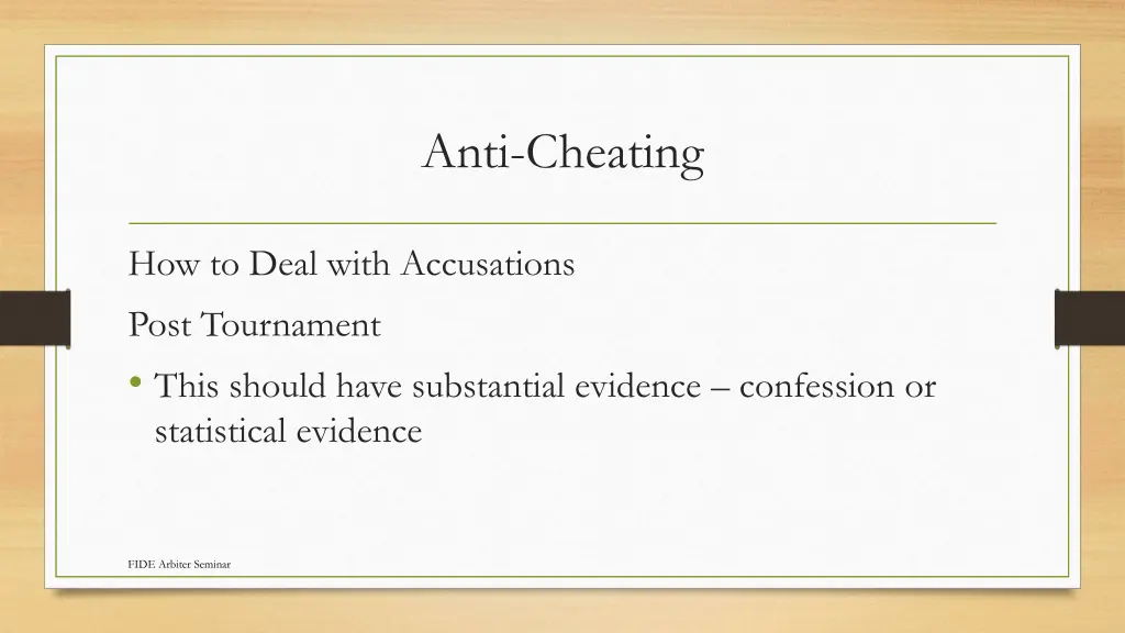 anti cheating 13