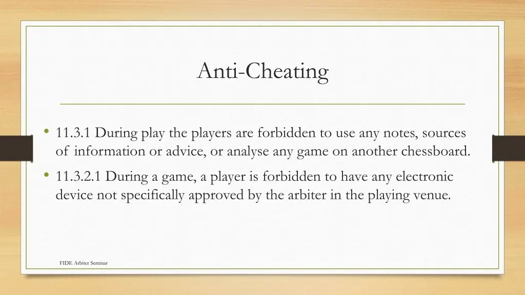 anti cheating 3