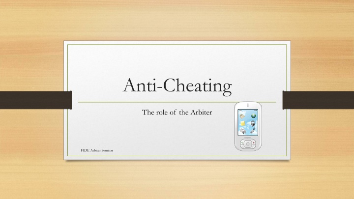 anti cheating