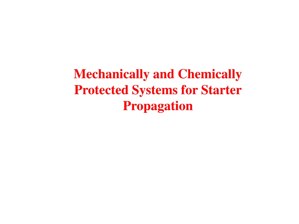 mechanically and chemically protected systems