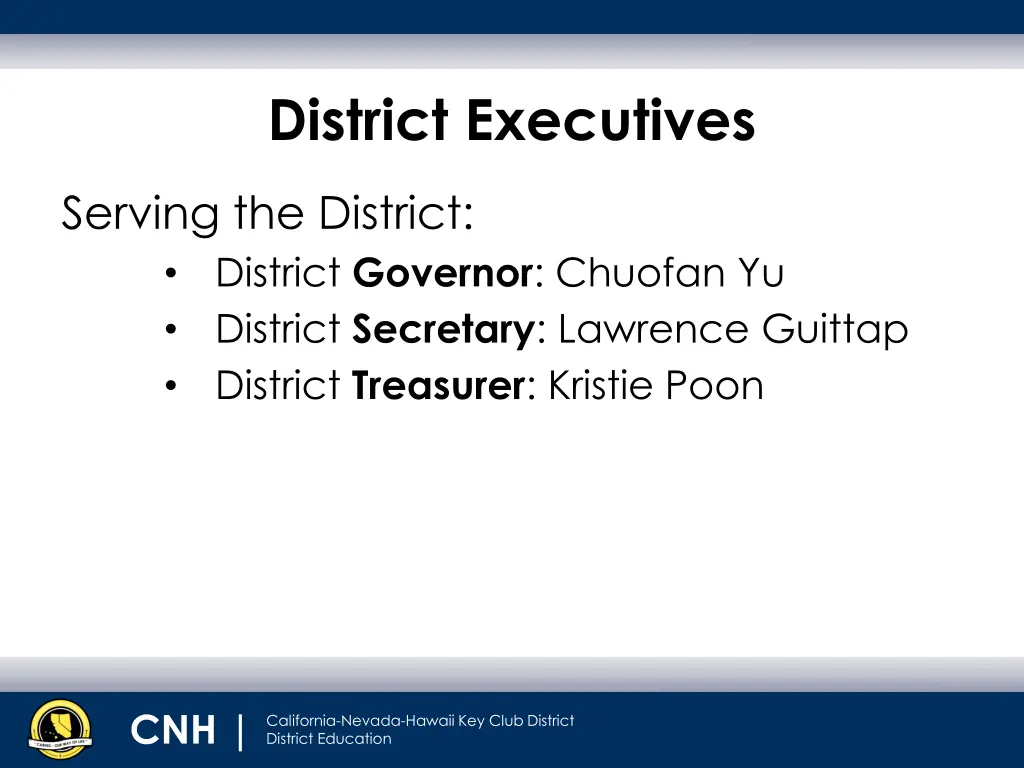 district executives