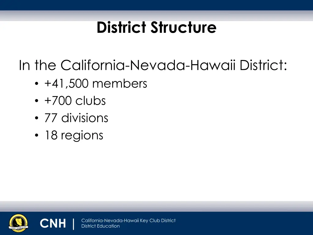 district structure