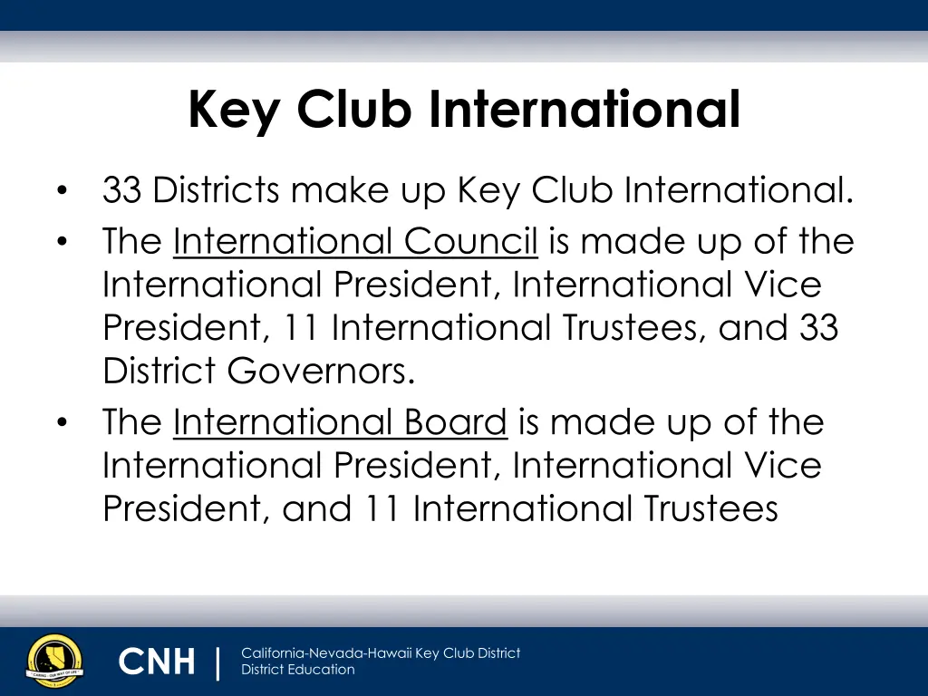 key club international