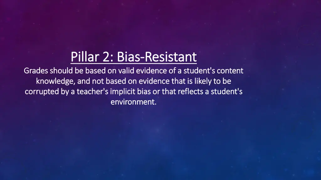 pillar 2 bias pillar 2 bias resistant grades