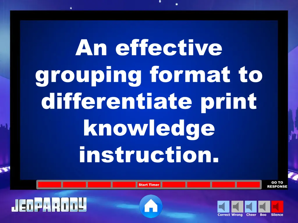 an effective grouping format to differentiate