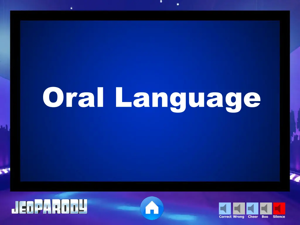 oral language