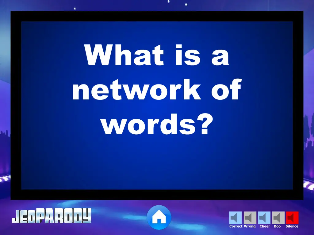 what is a network of words