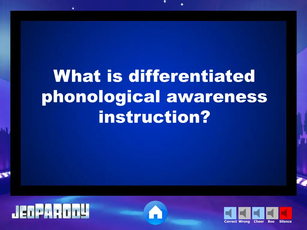 what is differentiated phonological awareness