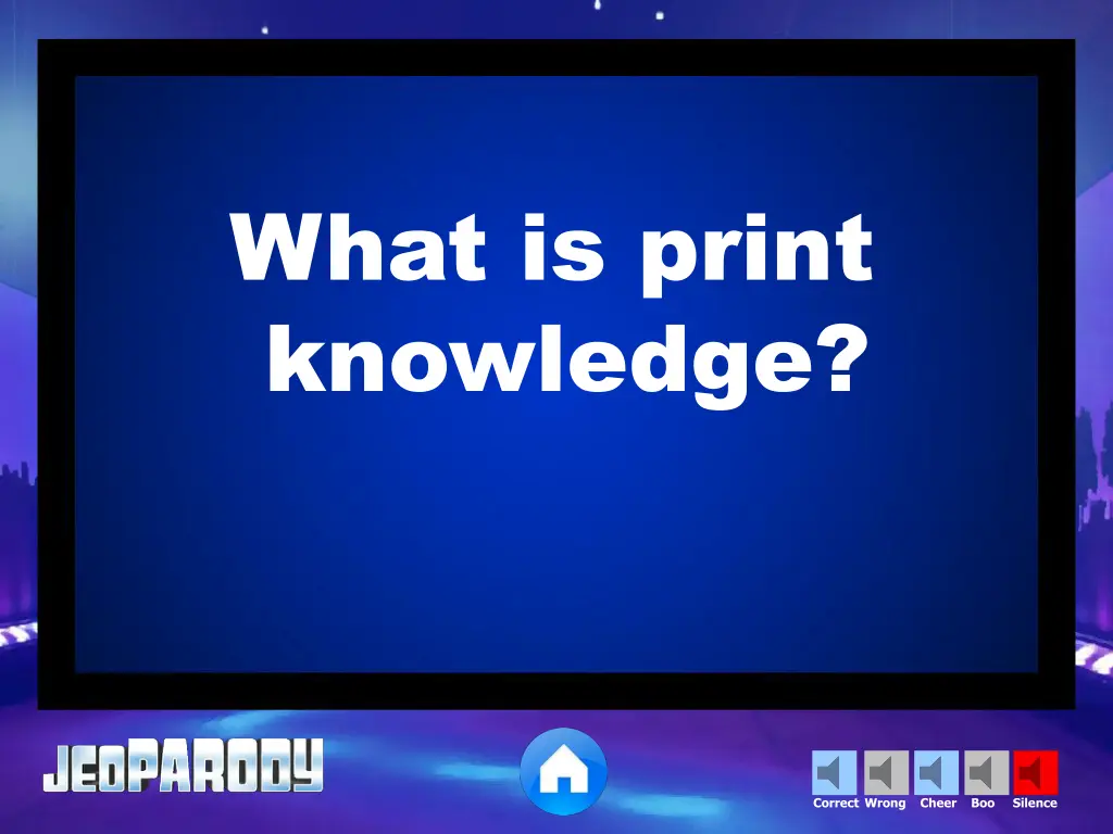 what is print knowledge