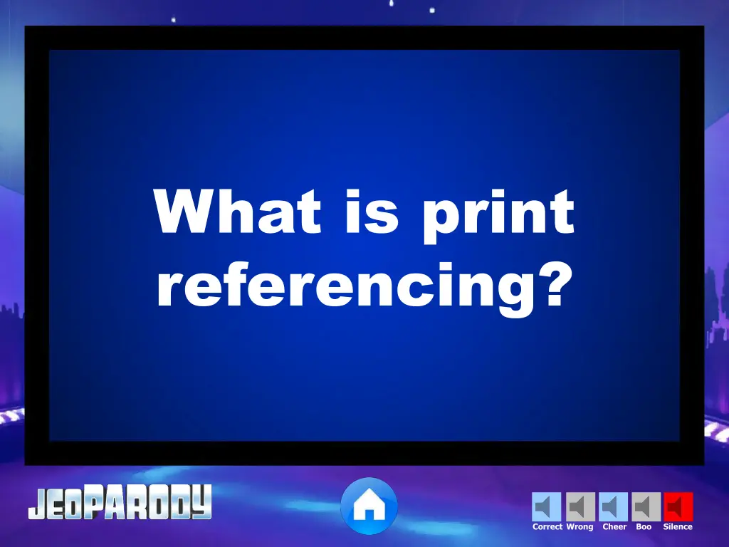 what is print referencing