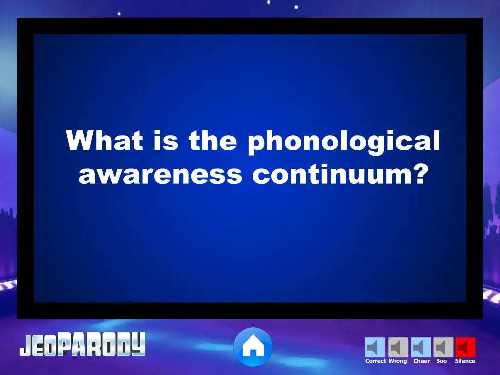 what is the phonological awareness continuum