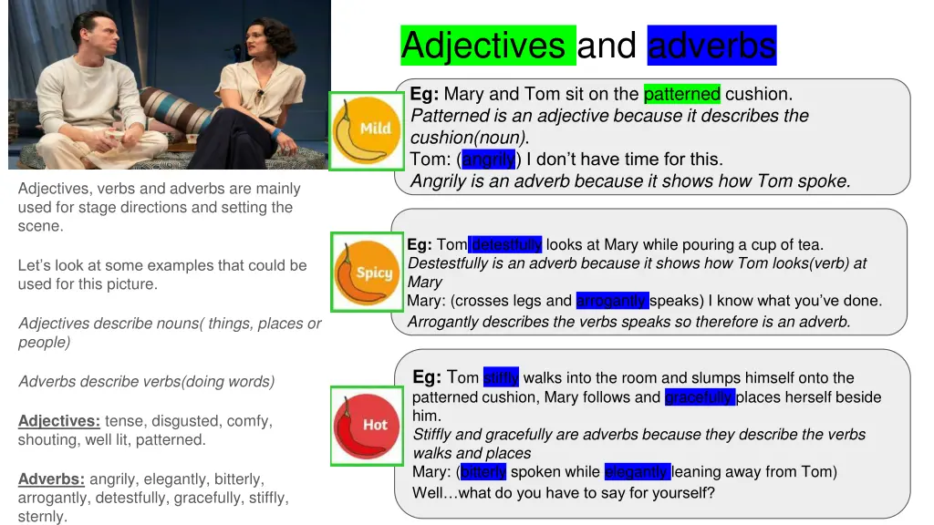 adjectives and adverbs