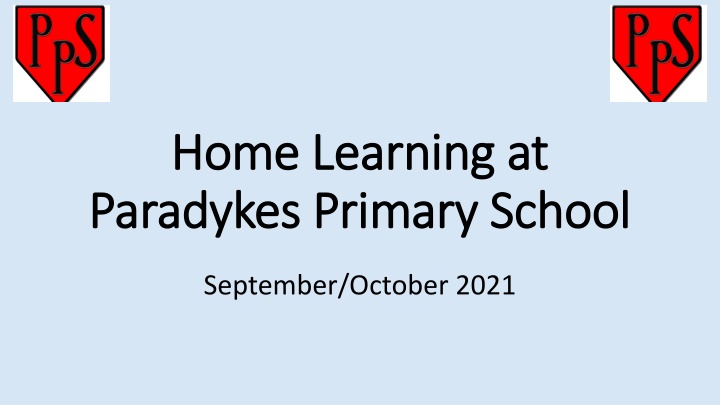 home learning at home learning at paradykes