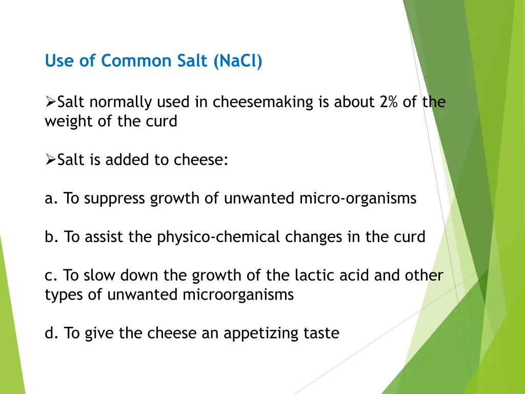 use of common salt nacl