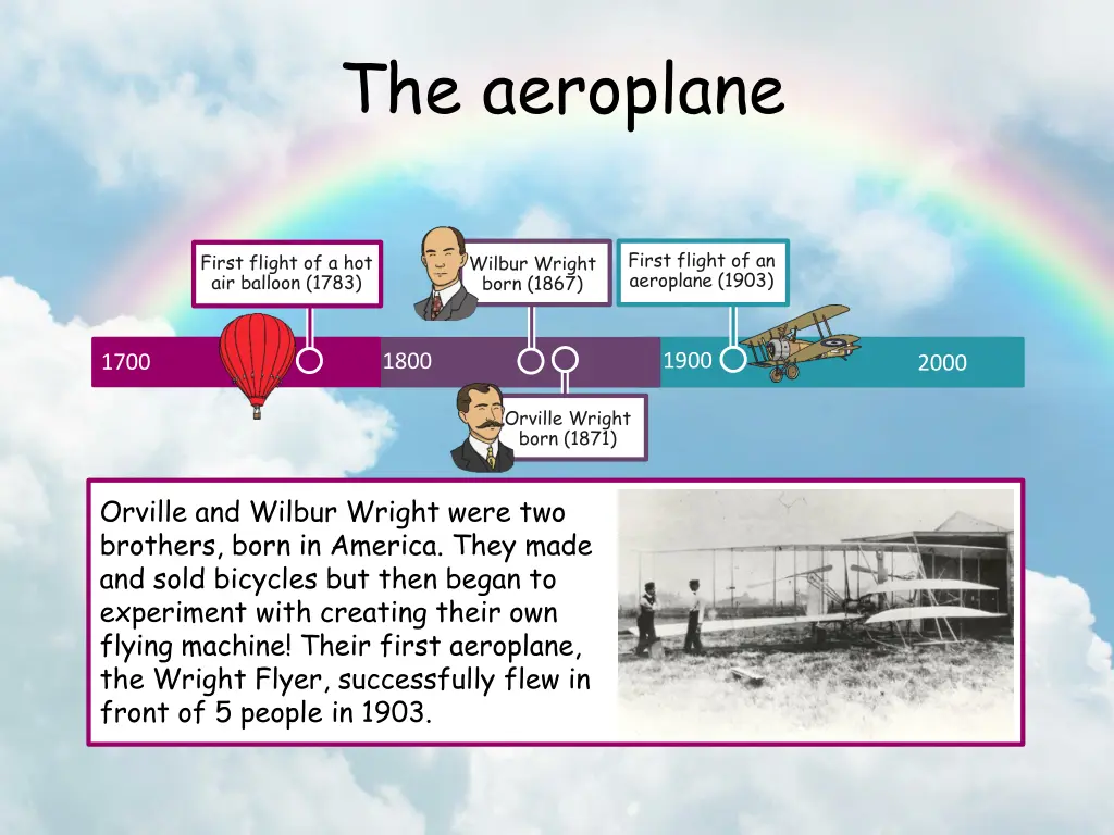 the aeroplane