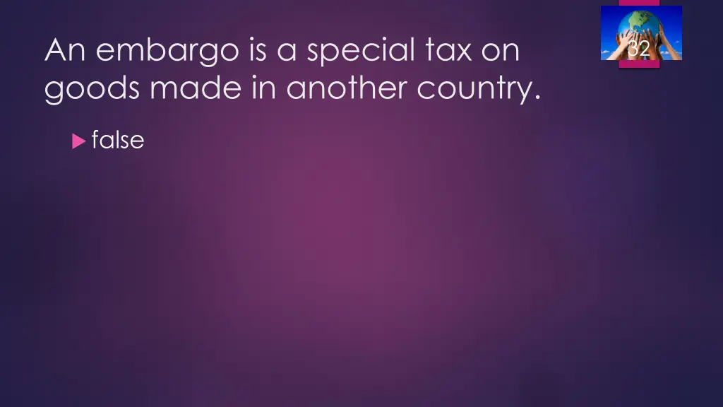 an embargo is a special tax on goods made