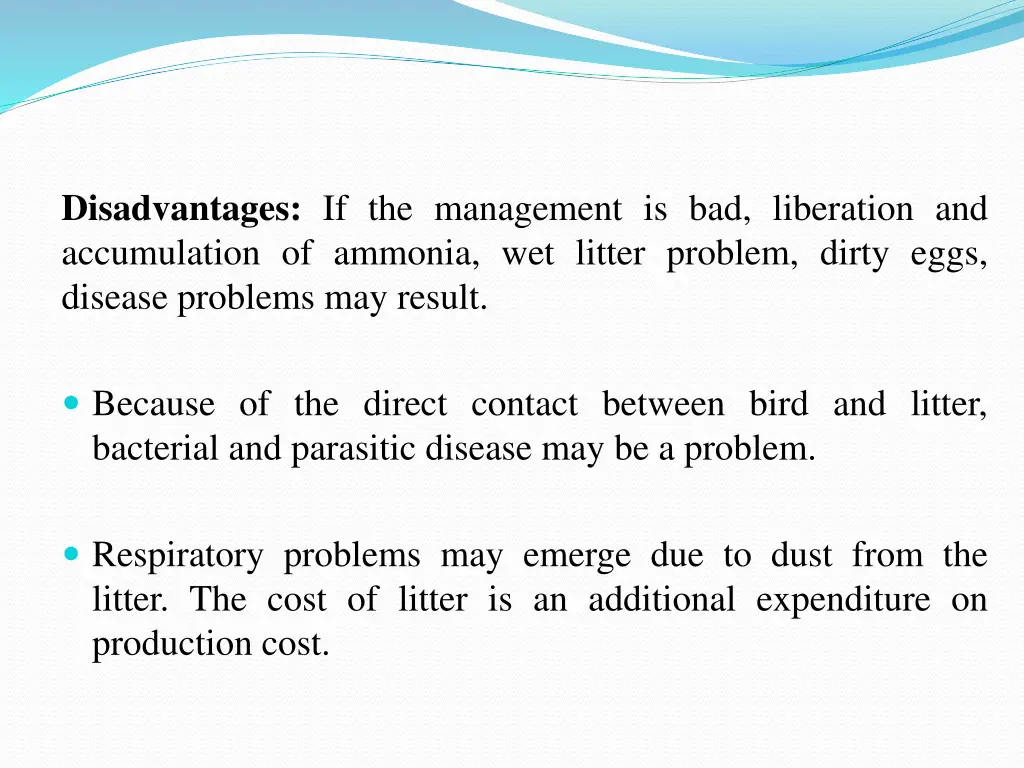 disadvantages if the management is bad liberation