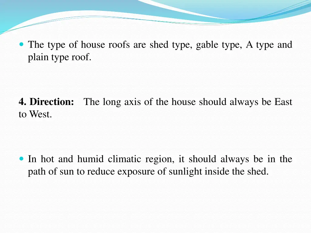 the type of house roofs are shed type gable type