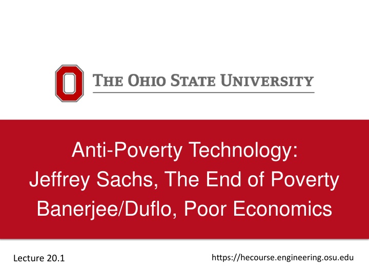 anti poverty technology jeffrey sachs