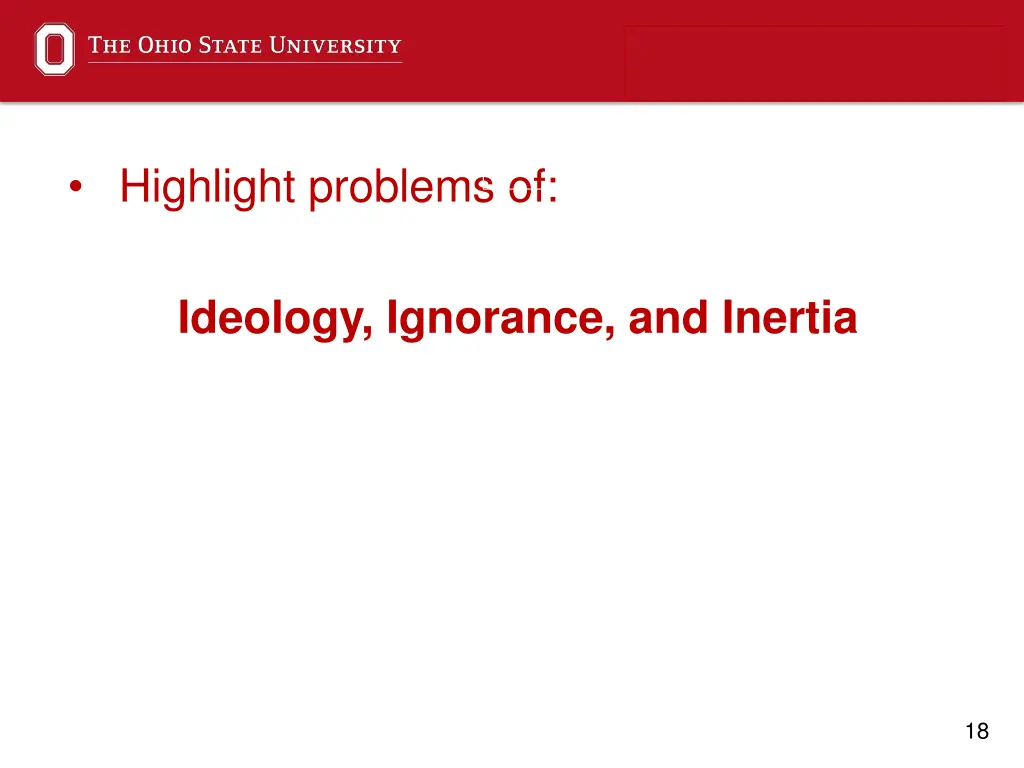 highlight problems of