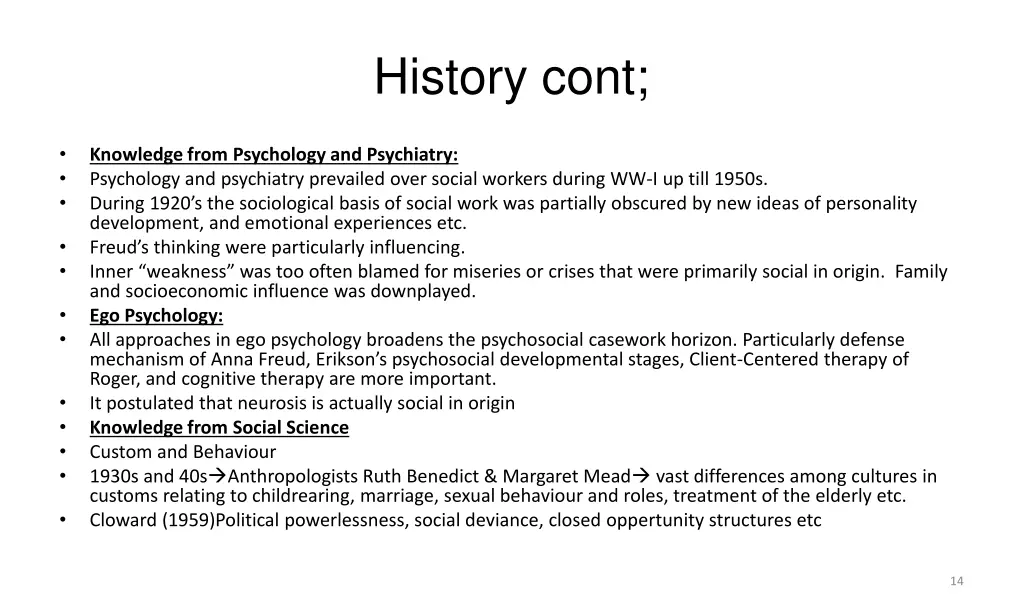 history cont 1