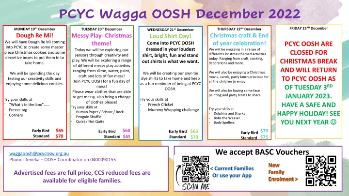 pcyc wagga oosh december 2022