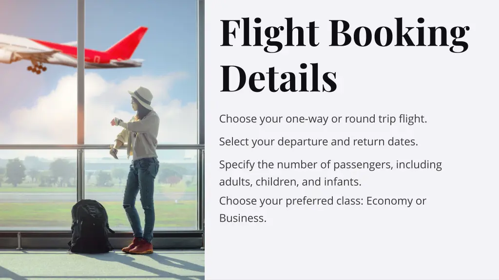 flight booking details