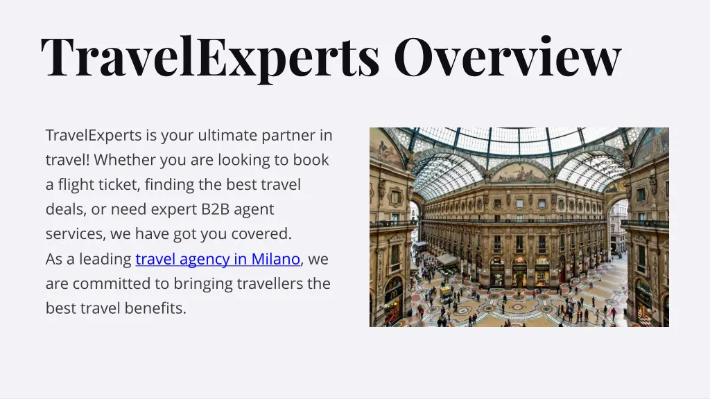 travelexperts overview