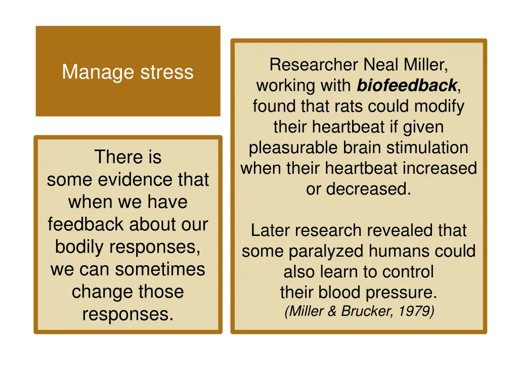 researcher neal miller working with biofeedback