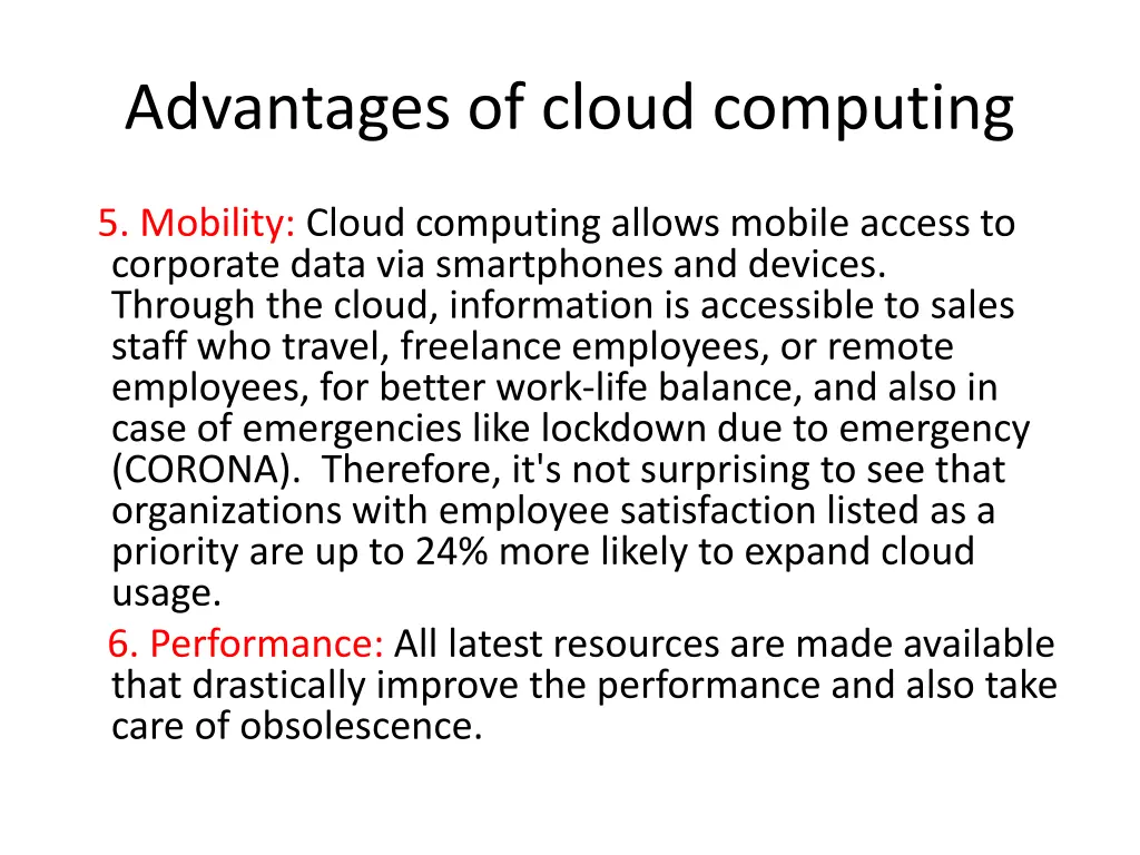 advantages of cloud computing 2