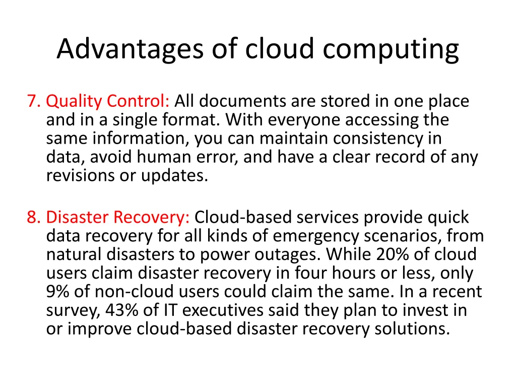 advantages of cloud computing 3