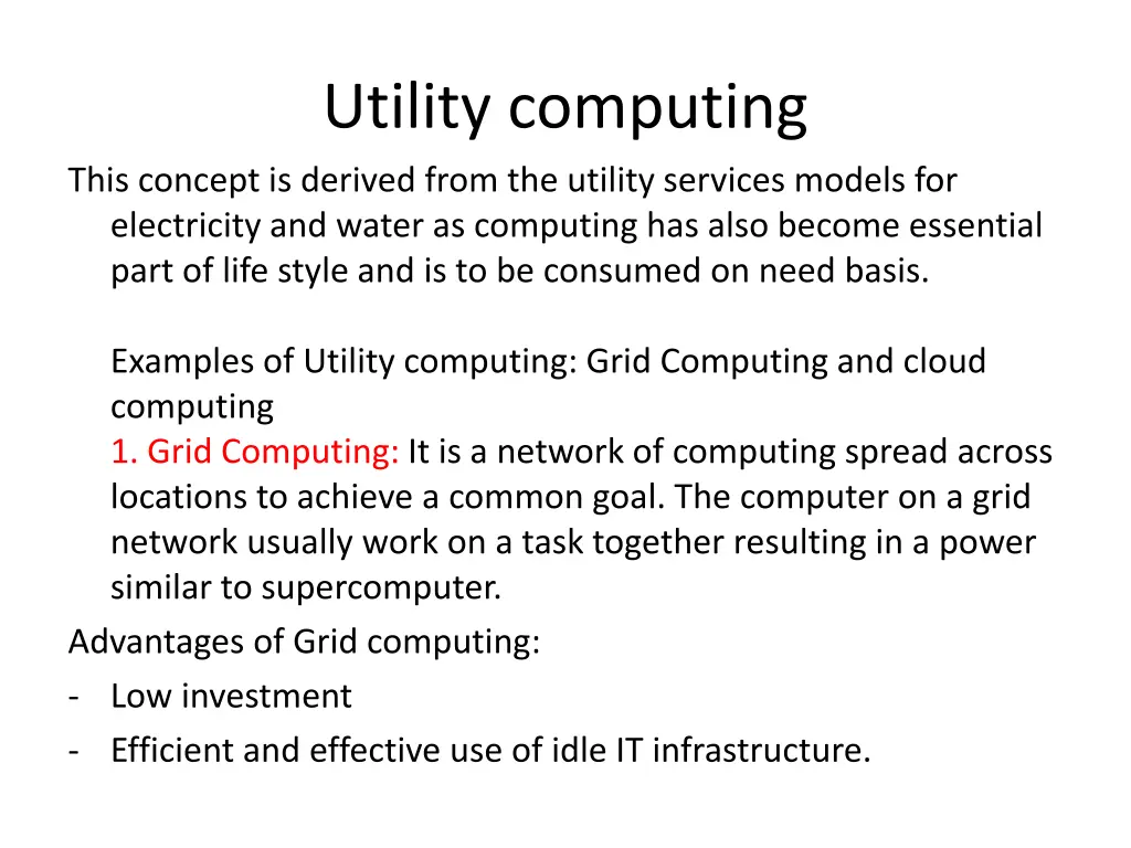 utility computing