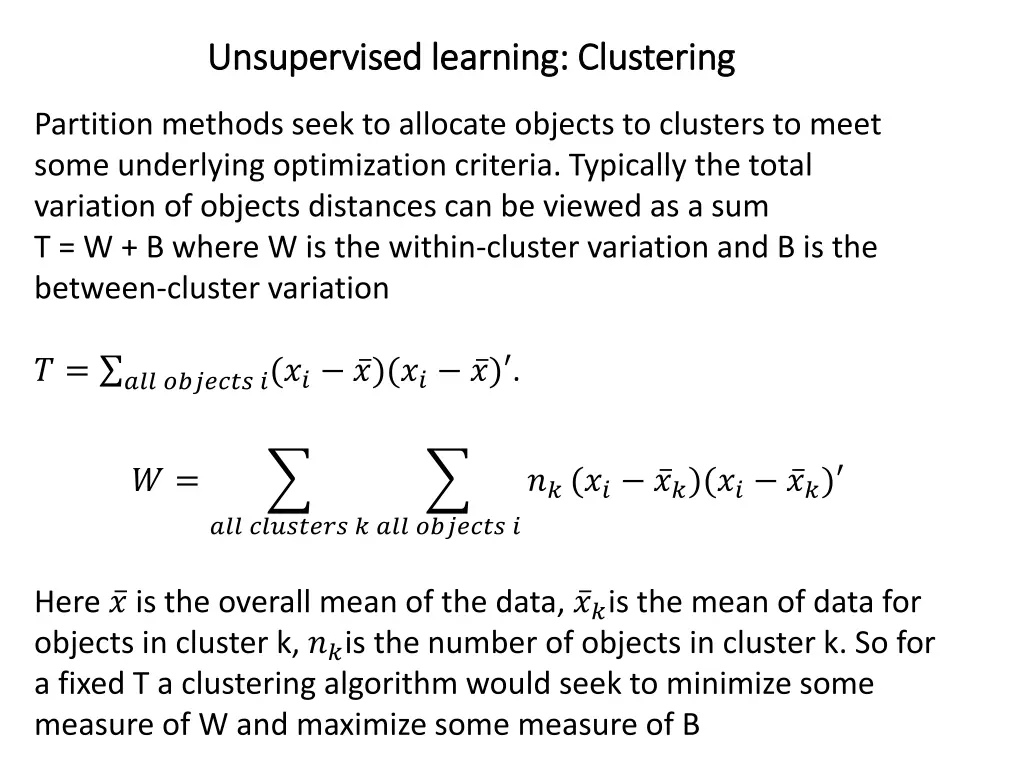 unsupervised learning clustering unsupervised 4