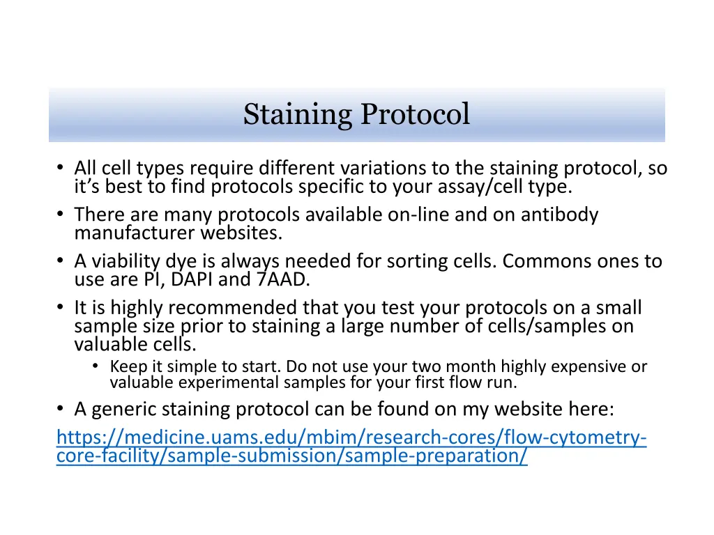 staining protocol