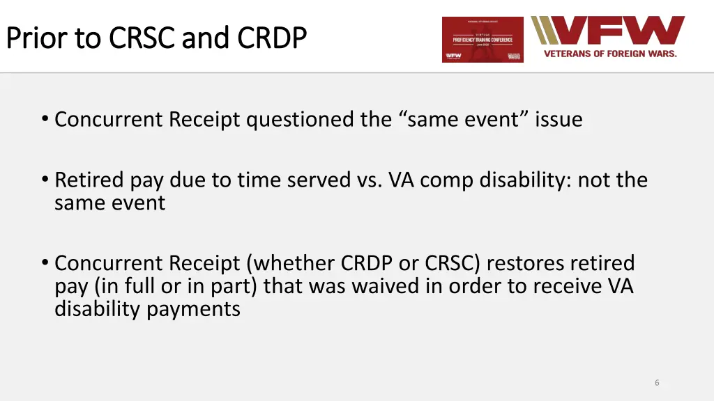 prior to crsc and crdp prior to crsc and crdp 1