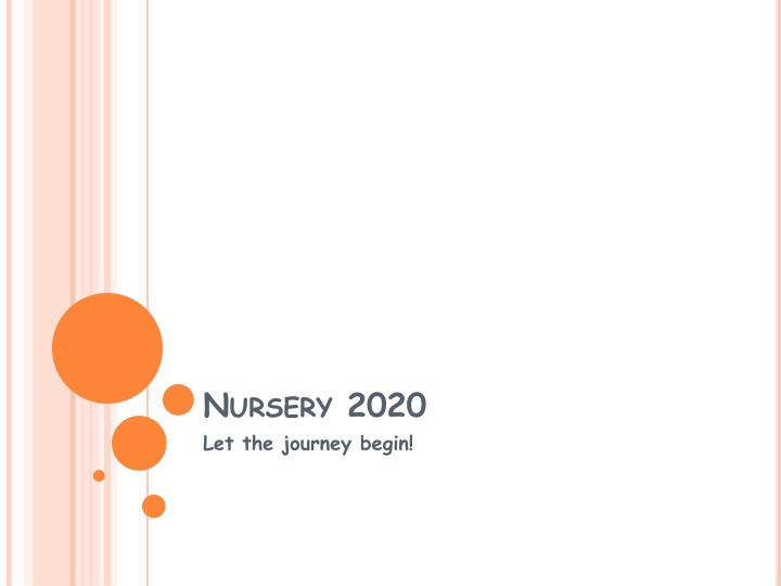 n ursery 2020 let the journey begin