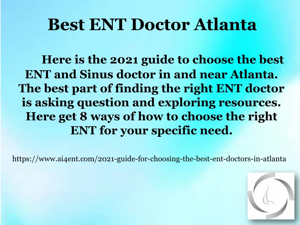 best ent doctor atlanta