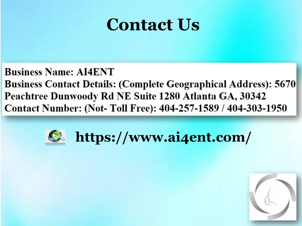 contact us