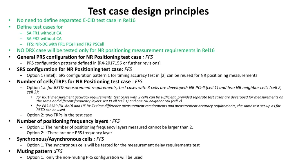 test case design principles