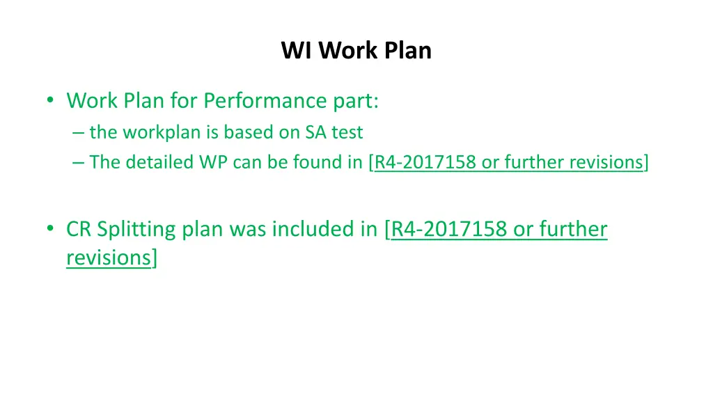 wi work plan