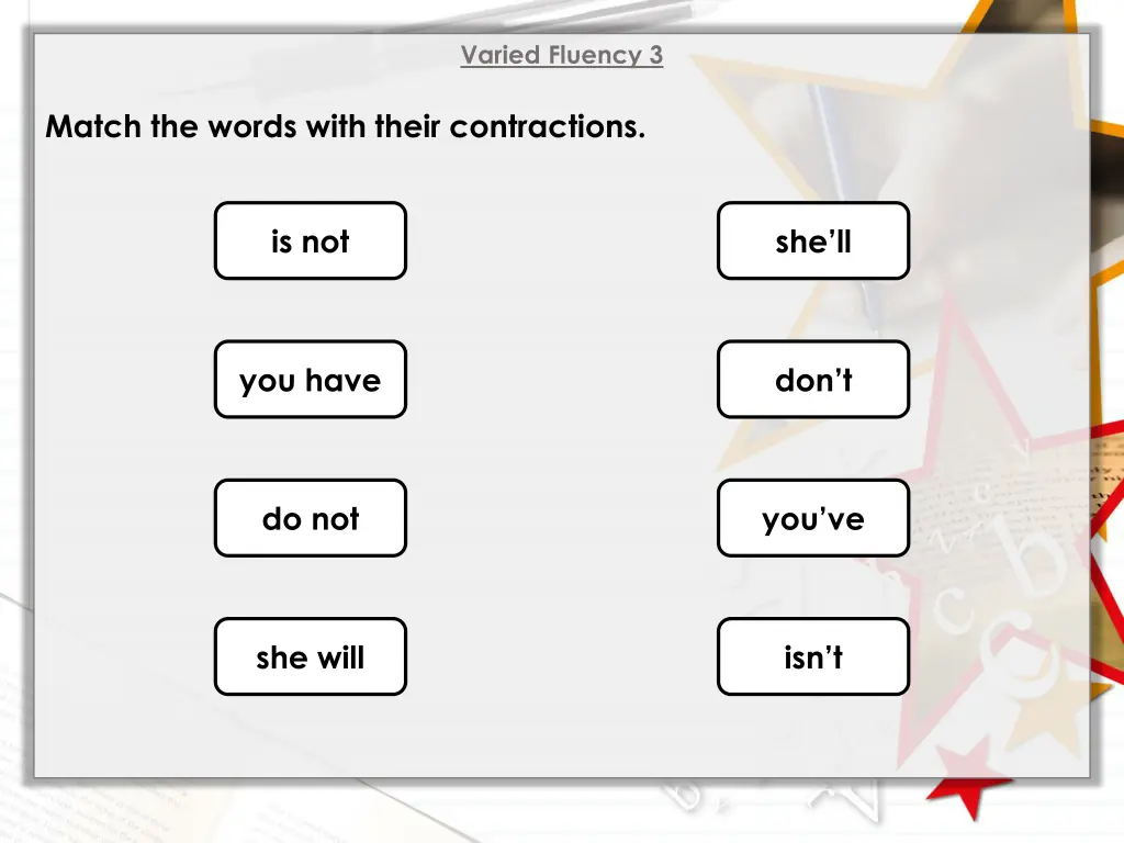 varied fluency 3