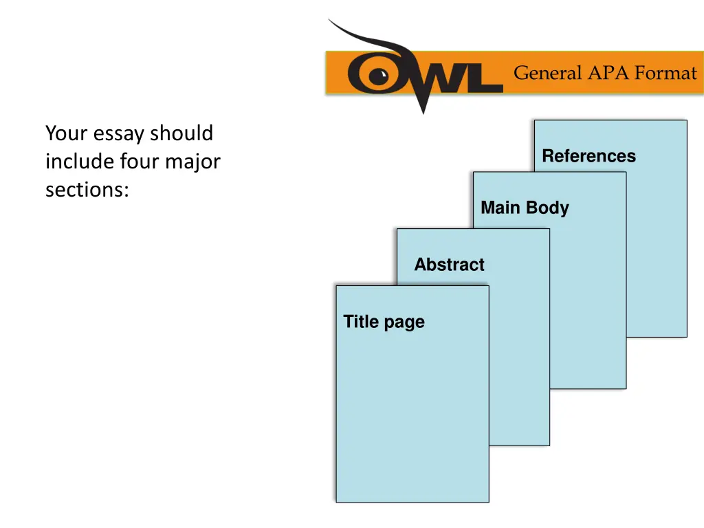 general apa format 2