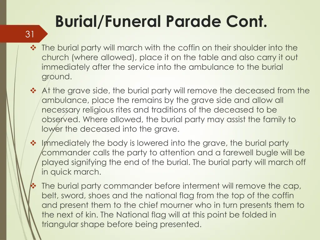 burial funeral parade cont 1