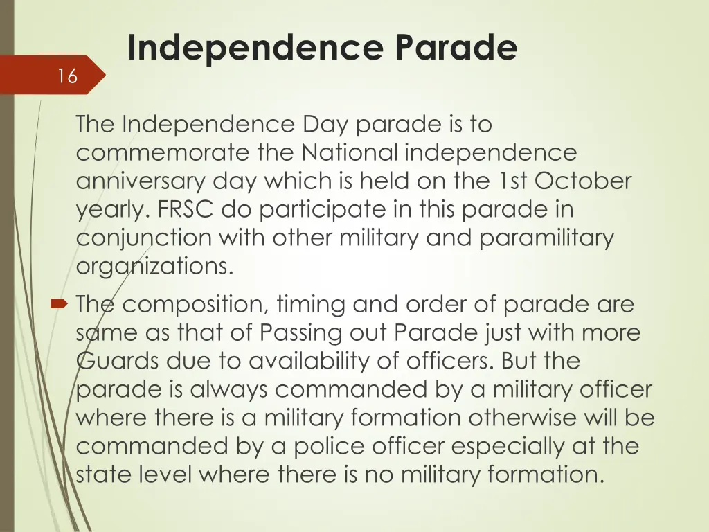 independence parade